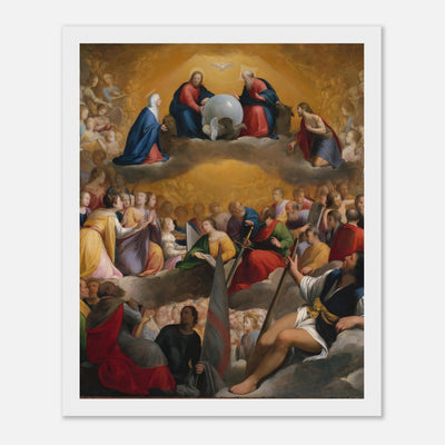The Coronation of the Virgin in Paradise Framed Poster