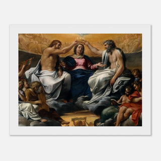 Baroque Coronation of the Virgin Framed Print - view 9