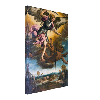 St. Michael the Archangel Victory Canvas Print - view 5