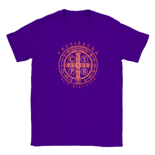 St. Benedict Medal Cross Gradient T-Shirt - view 8