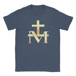 Miraculous Medal Cross and M Gold T-Shirt - view 2