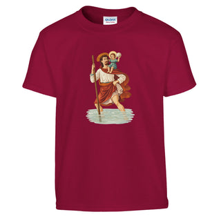 St. Christopher and Child Kids T-Shirt - view 4
