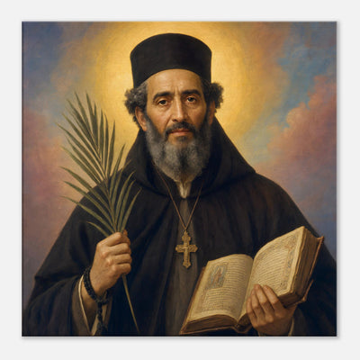 St. Stephen of Mar Saba - Devotional Canvas