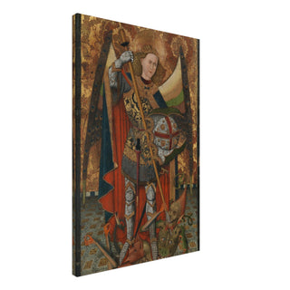 St. Michael the Archangel Medieval Canvas Print - view 2