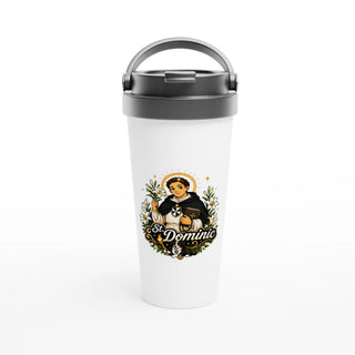 St. Dominic with Dog Travel Mug