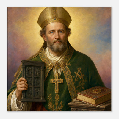 St. Bernward of Hildesheim - Devotional Canvas