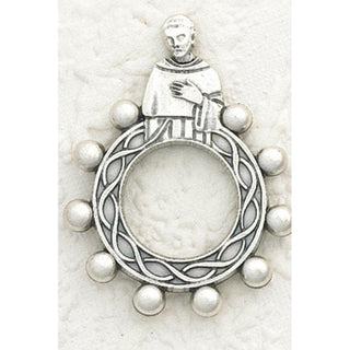 12-Pack - St Peregrine Silhouette Finger Rosary