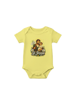 St. Joseph and Baby Jesus Baby Onesie - view 4