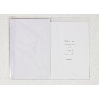 6-Pack - Get Well Soon Flower Card with Removable Token