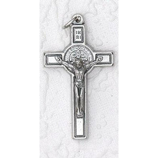 Bulk Saint Benedict Silver/Black Tone