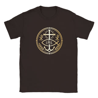 Chi Rho and Anchor Laurel Emblem T-Shirt - view 6