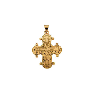 14K Yellow Gold Dagmar Cross Pendant