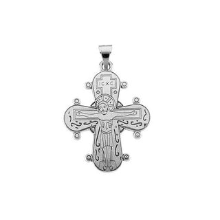 14K White Gold Dagmar Cross Pendant