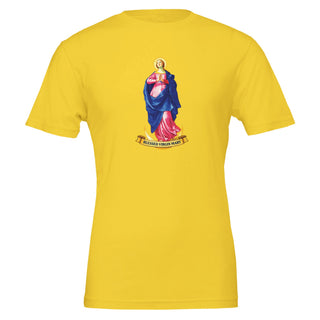 Blessed Virgin Mary Blue and Pink T-Shirt - view 4
