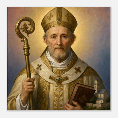 St. Hugh of Grenoble - Devotional Canvas