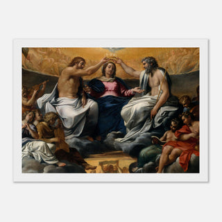 Baroque Coronation of the Virgin Framed Print - view 6