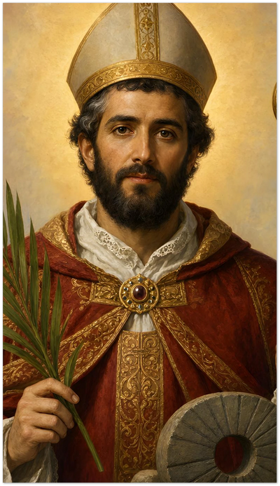 St. Quirinus of Siscia Holy Cards