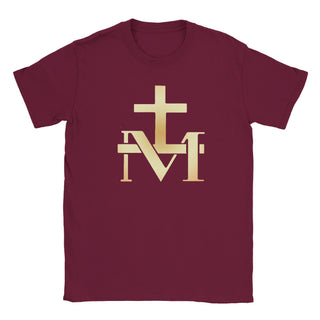 Miraculous Medal Cross and M Gold T-Shirt - view 5