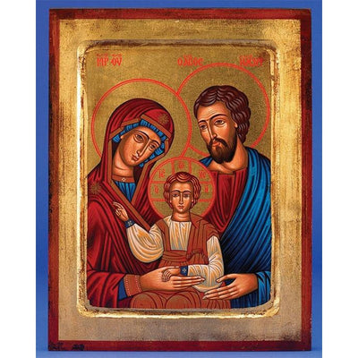 The Holy Family- hand-painted icon
