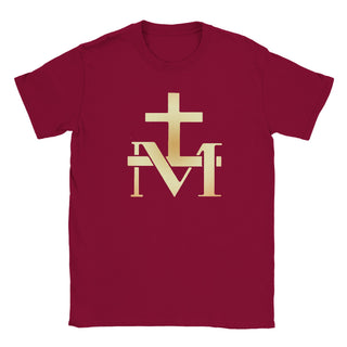 Miraculous Medal Cross and M Gold T-Shirt - view 10