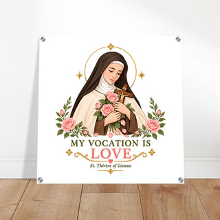 St. Thérèse of Lisieux Acrylic Wall Plaque - view 6