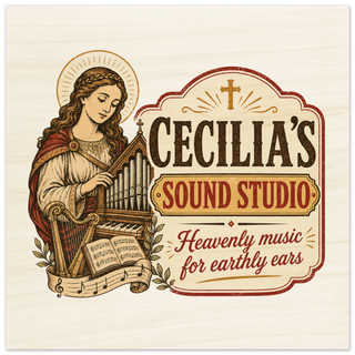 St. Cecilia's Sound Studio Wood Plaque - view 6