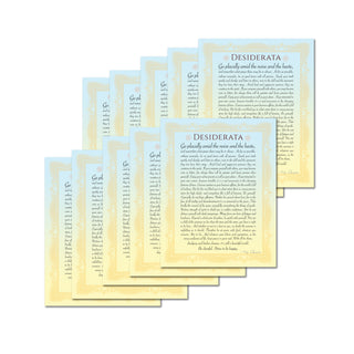 Desiderata Poem by Max Ehrman Wall Print