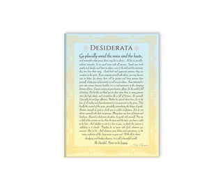 Desiderata Poem by Max Ehrman Framed Wall Print