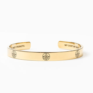The Greatest Love Deuteronomy 6:5 Cuff Gold