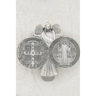 3-pack - Saint Benedict - Guardian Angel - Visor Clip