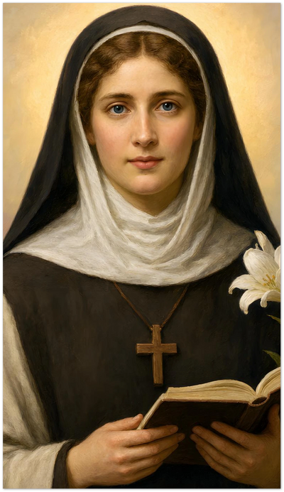 St. Eadburh of Winchester Holy Cards
