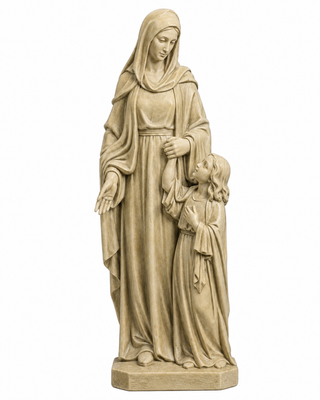 St. Anne and Child Statue - 59-inch