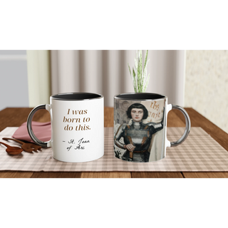 St. Joan of Arc 11 oz Mug with Color Inside - view 3