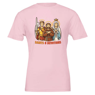 Mary, St. Francis and St. Michael T-Shirt - view 6