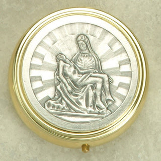 Silver Plated Pieta Pyx