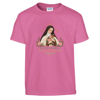 St. Thérèse 'My Vocation Is Love' Kids T-Shirt - view 8
