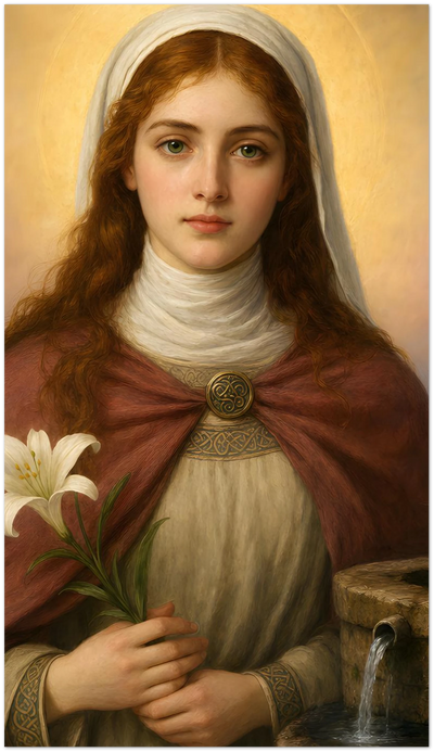 St. Winifred Holy Cards