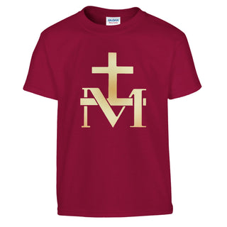 Miraculous Medal 'M' and Cross Kids T-Shirt - view 4