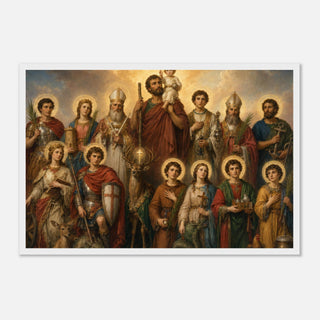 The Fourteen Holy Helpers Framed Print - view 8