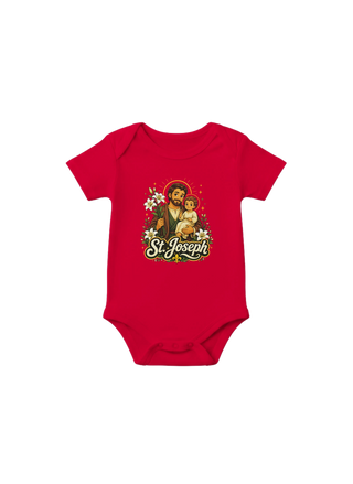 St. Joseph and Baby Jesus Baby Onesie - view 3