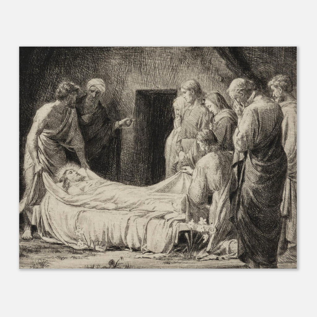 The Entombment of Christ by Carl Bloch Poster – CatholicShop.com