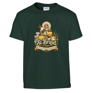 St. Brigid of Kildare Cheese Kids T-Shirt - view 2