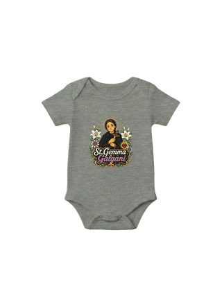 St. Gemma Galgani Baby Onesie - view 2