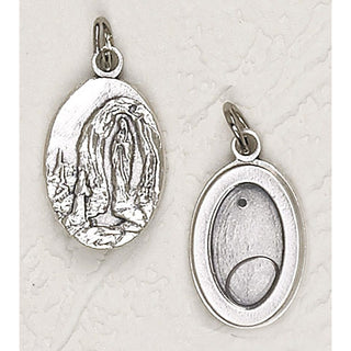 Water from Lourdes Silver Tone Medal - Pack of 12