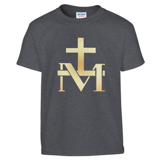 Miraculous Medal 'M' and Cross Kids T-Shirt - view 7