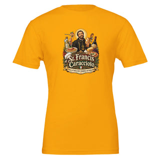 St. Francis Caracciolo Italian Food T-Shirt - view 5