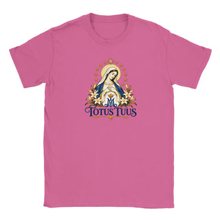 Totus Tuus Blue and Gold Marian T-Shirt - view 5