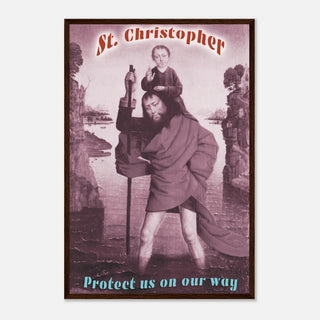 St. Christopher Prayer Framed Print - view 23