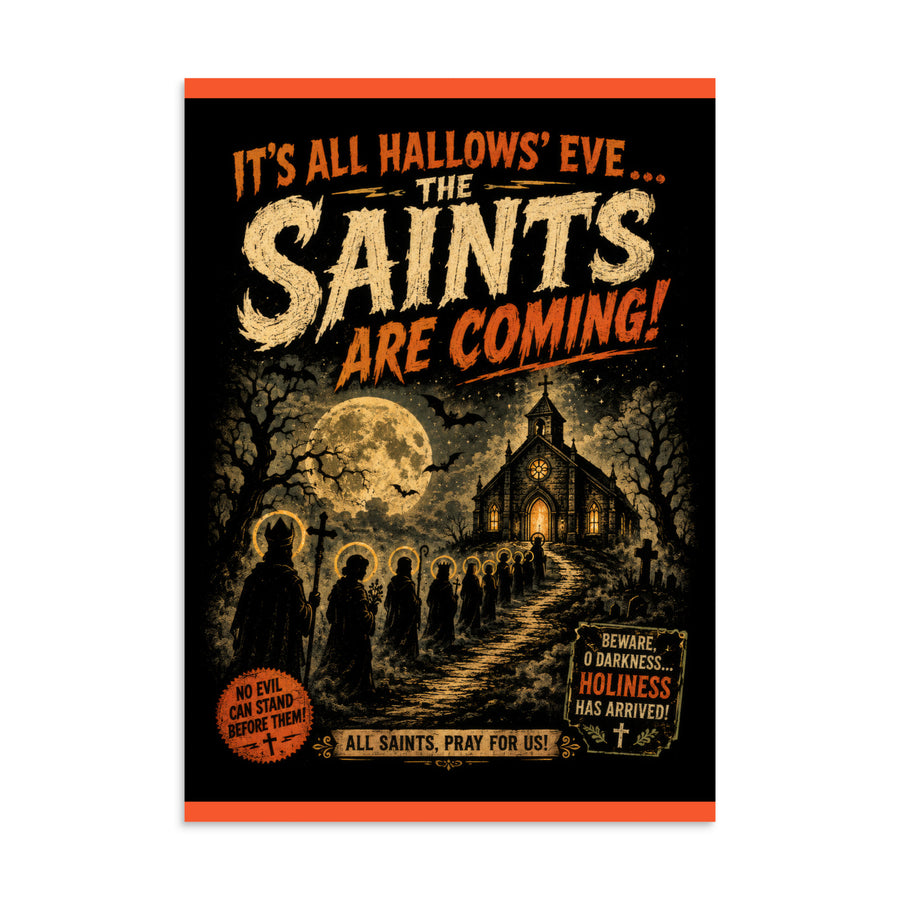 The Saints Are Coming Poster