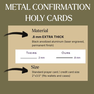 10 Commandments Premium Metal Prayer Card